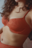 Haut de maillot armaturé Léa - Terracotta