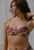 Haut de maillot brassière Manon - Imprimé Graffiti