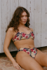 Haut de maillot brassière Manon - Imprimé Graffiti