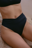 Bas de maillot culotte taille haute Myrto - Noir