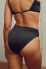 Bas de maillot culotte taille haute Myrto - Noir