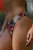 Bas de maillot tanga Agathe - Imprimé Graffiti