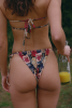 Bas de maillot tanga Pauline - Imprimé Graffiti