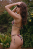 Bas de maillot tanga Pauline - Imprimé Graffiti