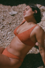Haut de maillot foulard Iroise - Terracotta