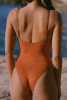 Maillot une pièce armaturé Joana - Terracotta