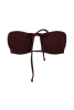 Haut de maillot bandeau Mado - Marron