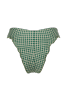 Bas de maillot culotte Cocoa - Carreaux vert