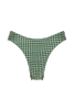 Bas de maillot culotte Cocoa - Carreaux vert
