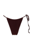 Bas de maillot tanga Pauline - Marron