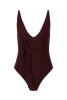 Maillot une pièce Louise - Marron