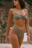 Bas de maillot culotte Cocoa - Vert kaki