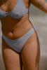 Bas de maillot culotte Grace - Bleu lavande
