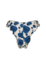 Bas de maillot tanga Cocoa - Fleurs bleues