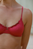 Haut de maillot armaturé Marcia - Rouge framboise