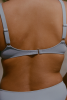 Haut de maillot armaturé Marilou - Bleu lavande