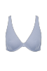 Haut de maillot armaturé Marilou - Bleu lavande