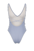 Maillot une pièce Louise - Bleu lavande
