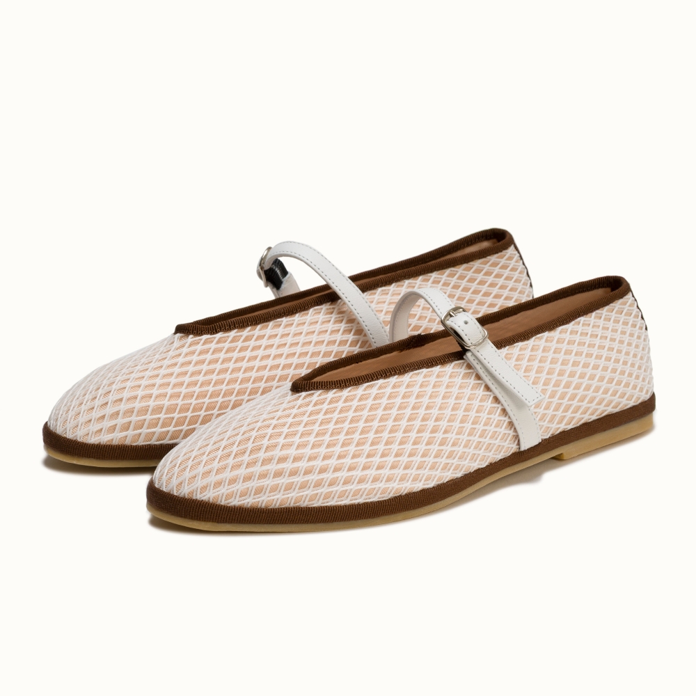 Norma Résille Beige & Marron