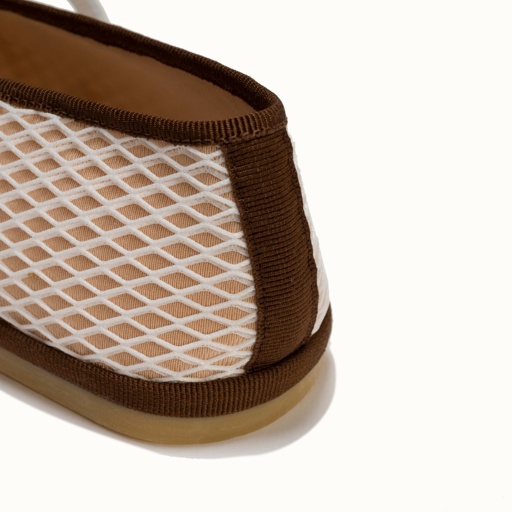 Norma Résille Beige & Marron