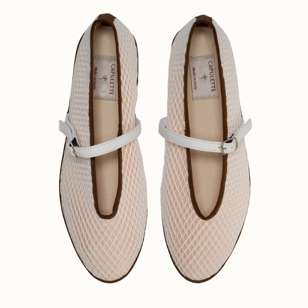 Norma Résille Beige & Marron