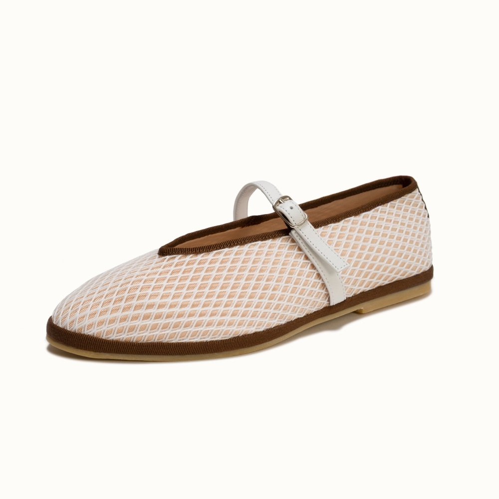 Norma Résille Beige & Marron