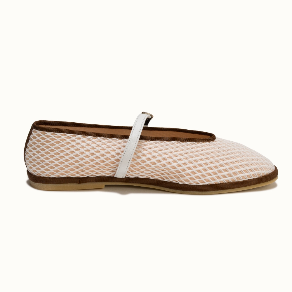 Norma Résille Beige & Marron