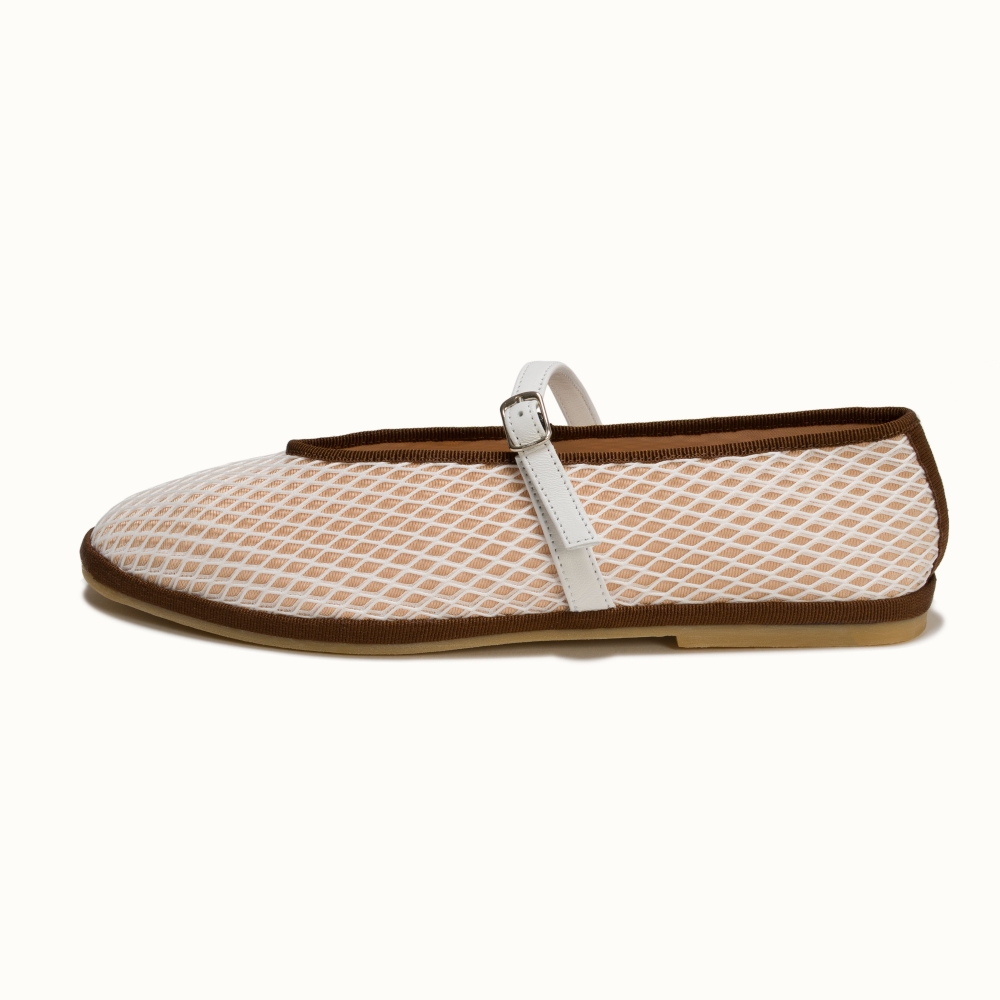 Norma Résille Beige & Marron
