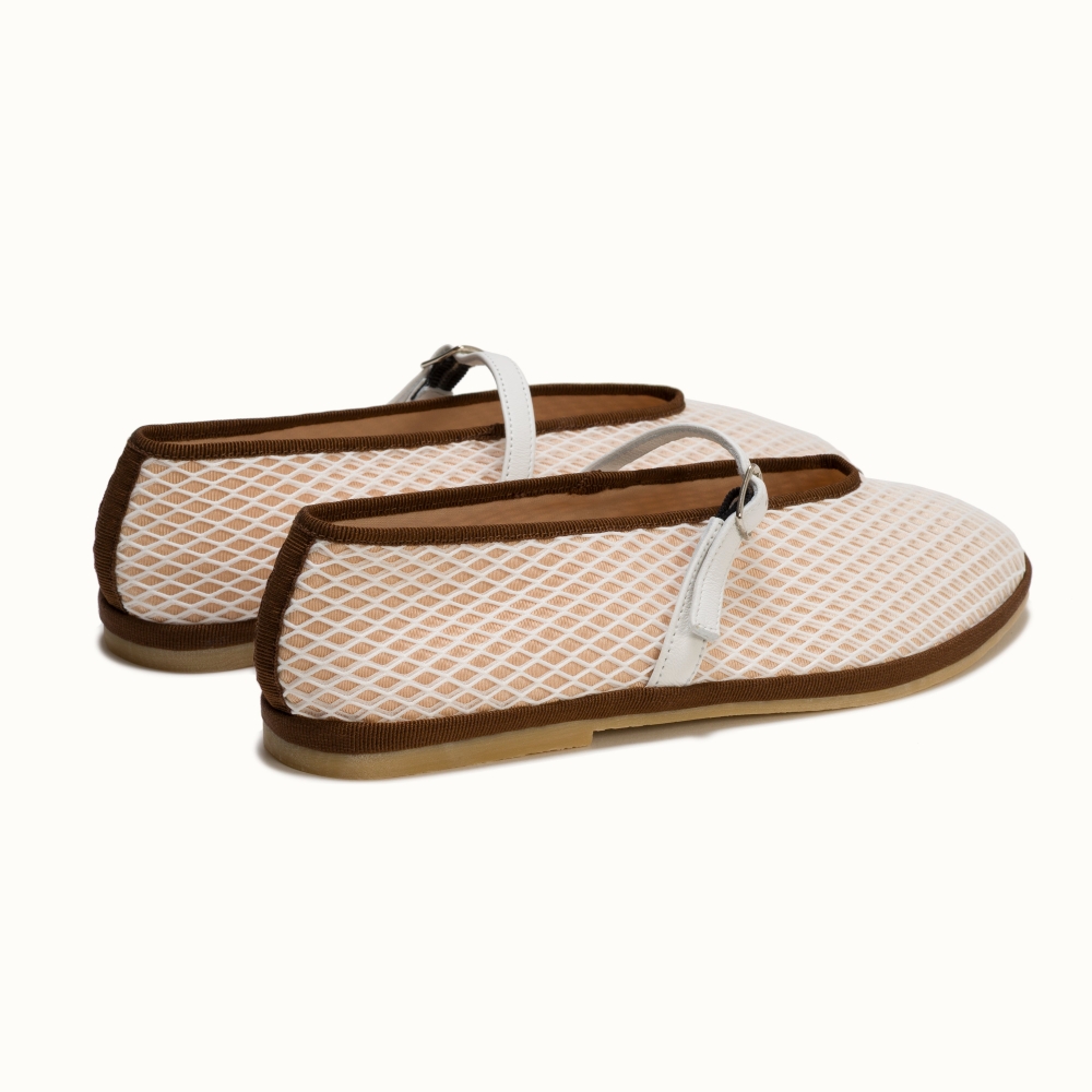 Norma Résille Beige & Marron