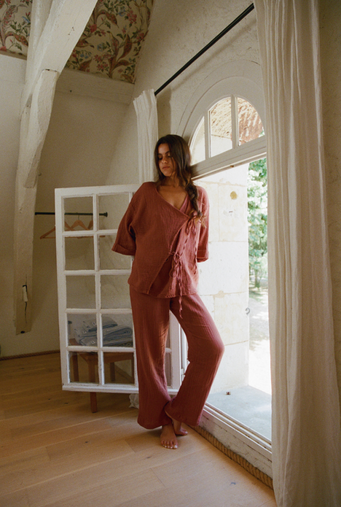 Pantalon Haydée - Terracotta