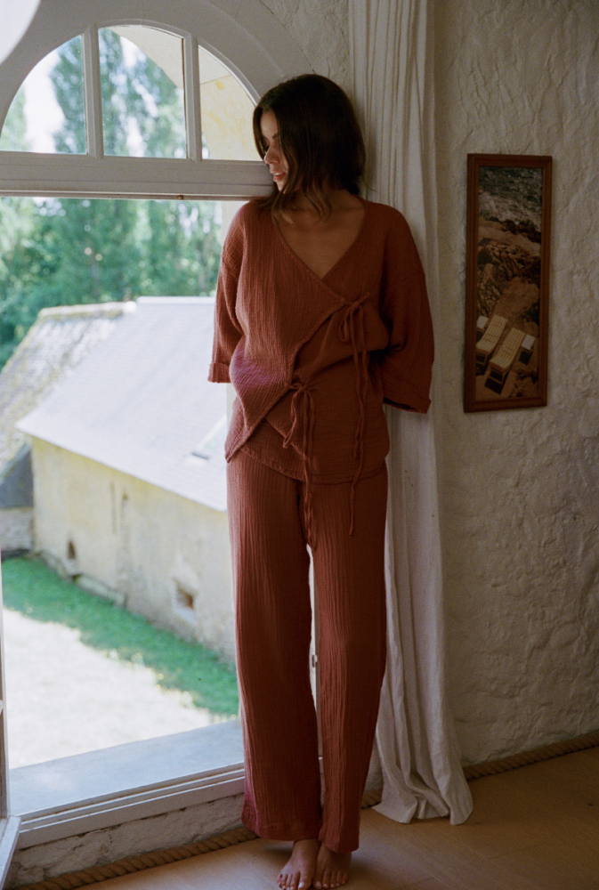 Pantalon Haydée - Terracotta