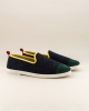 Chausson homme Bruson, laine play marine