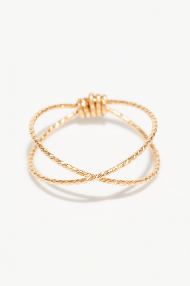 Bague croisée Éclat