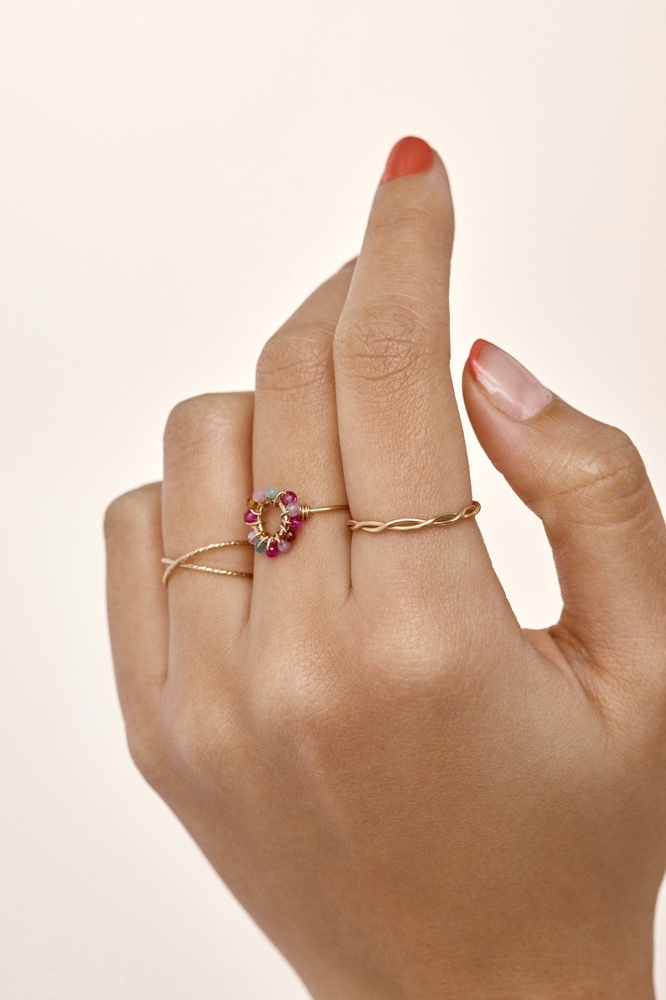 Bague croisée Éclat