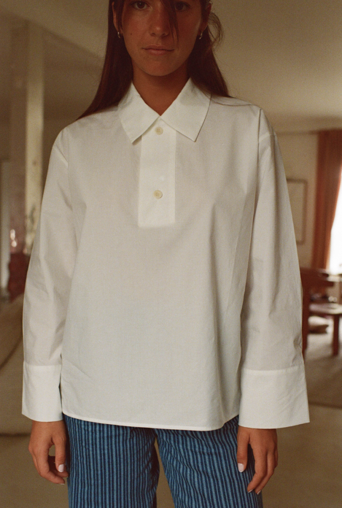 Blouse Solène - Blanche