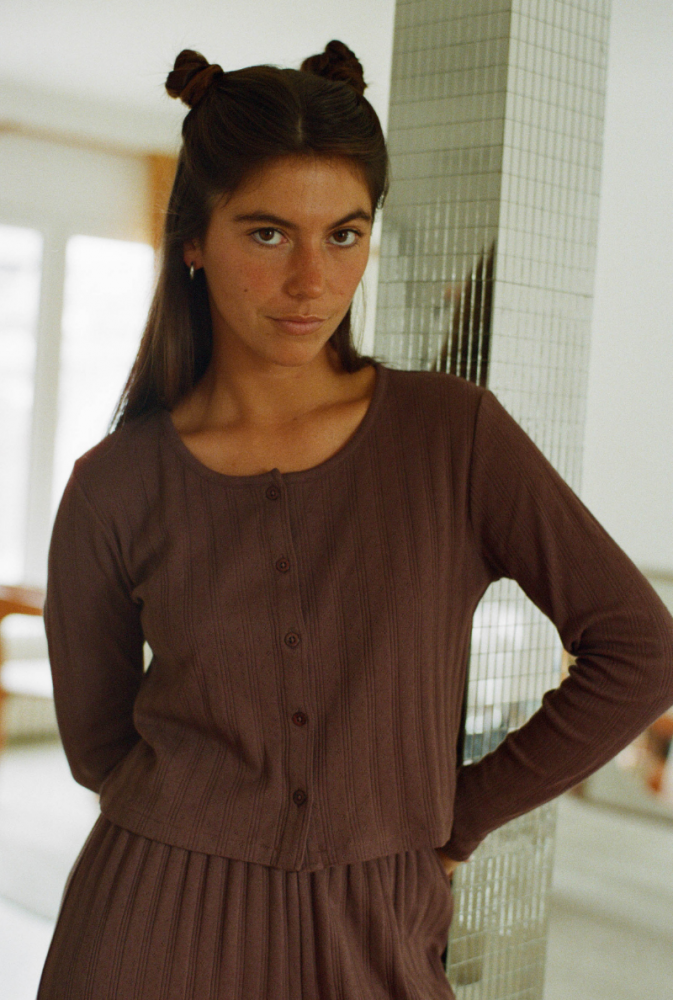 Top Maud - Marron