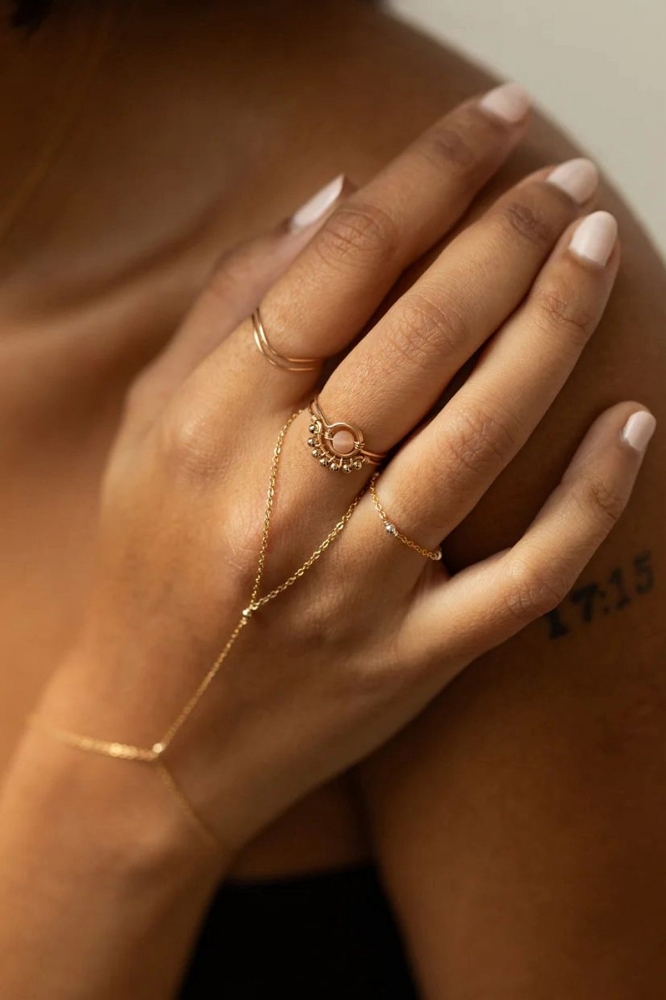 Bague Swan - Pierre du soleil