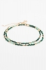 Collier-Bracelet double Queen - Menthe