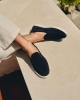 Mocassin homme Byron, cuir suède marine