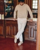 Mocassin homme Byron, cuir suède beige