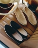 Mocassin homme Byron, cuir suède marine