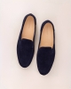 Mocassin homme Byron, cuir suède marine
