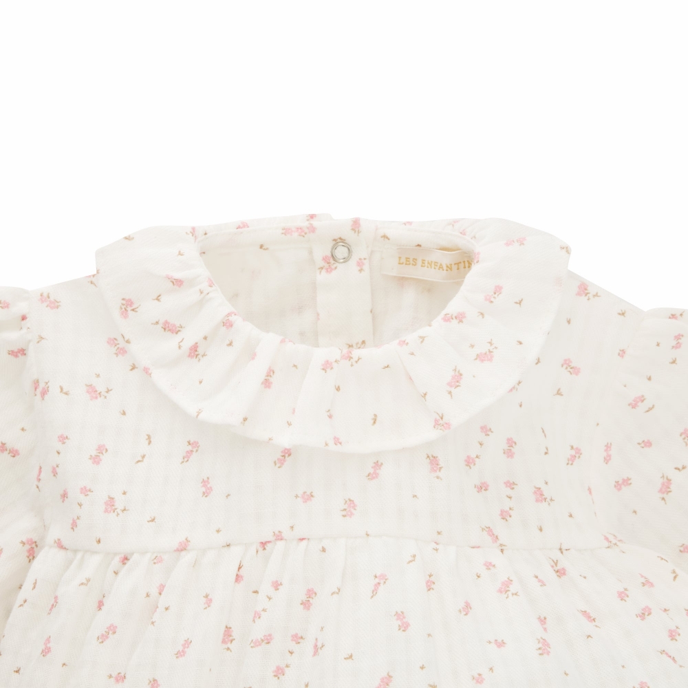 Barboteuse Calao Laurier Rose