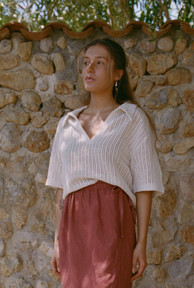 Top Morgane - Écru