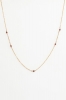 Bracelet - Collier Satellite Grenat