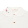 Blouse Chenille Popeline blanche