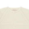 Cardigan laine Chevreuil blanc éclatant