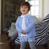 Cardigan laine Chevreuil blanc éclatant