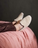 Paire 2 - Chausson homme Bruson, bouclette de laine jean