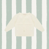 Cardigan laine Chevreuil blanc éclatant